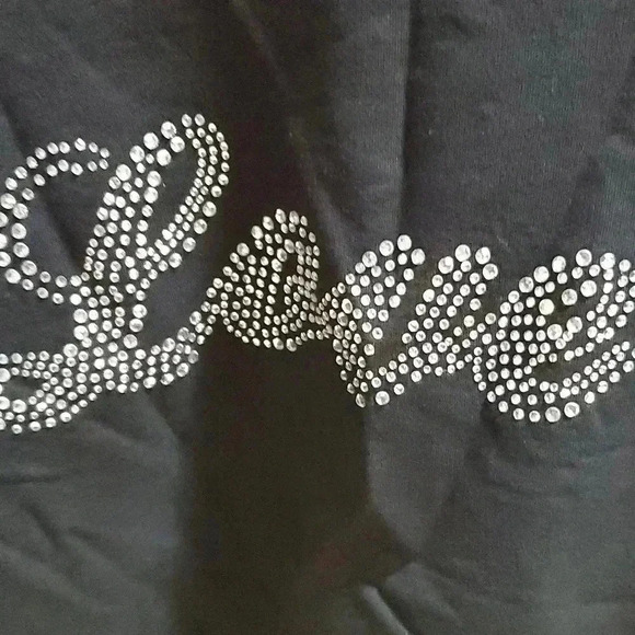 ☆☆☆Shimmery black t shirt - Picture 2 of 5